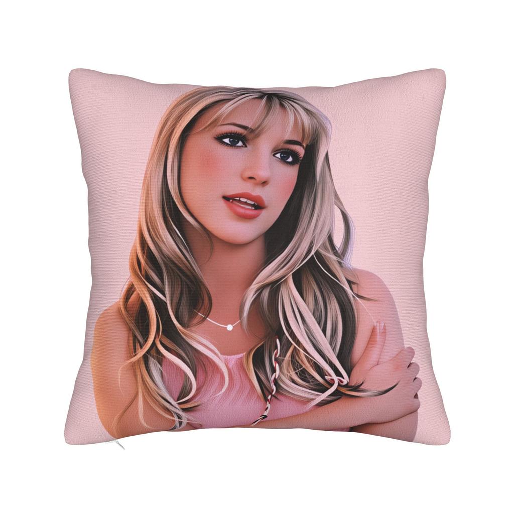 Singer B-Britneyy S-Pearss Pillow Case Design Pillow Cover Cute Funny Pillowcases For Office Car Home Decor