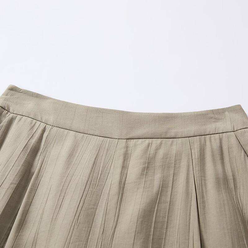 Women's New Chinese Style Ink Wash Print Wide-Leg Pants
