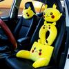 Cartoon Headrest Pillow Cute Headrest Plush Animal Car Lumbar Support Pillow Creative Car Neck Pillow Accessories