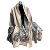 Camellia Imitation Cashmere Scarf Women'S Versatile Thickened Warm Student Scarf Shawl