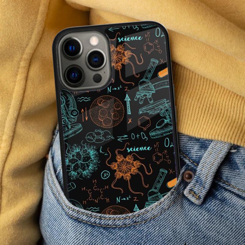 Fashion Biology Chemistry Soft Phone Case for iPhone 17 Air 16e Pro max 15 Pro 13 14 Plus 11 12 MagSafe Magnetic Coque