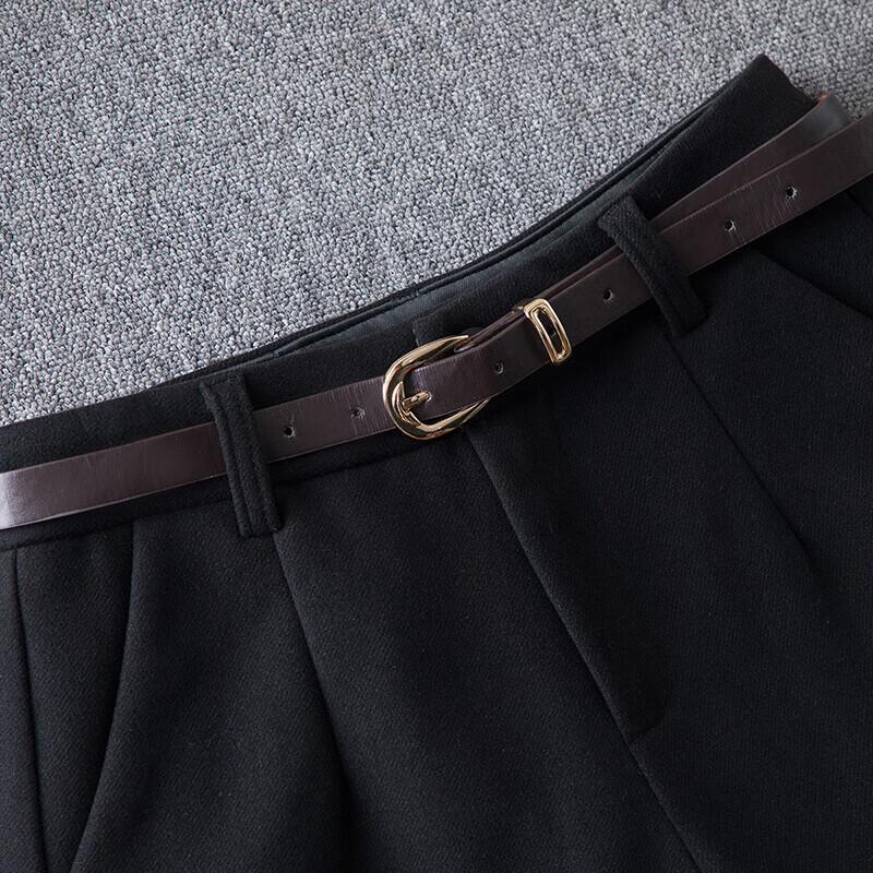 Sibaishi Women's High-Waisted Wide-Leg Casual Shorts