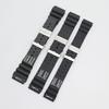 Seiko Diver ND Water Ghost Black Rubber Silicone Watch Strap (20/22/24mm) Compatible