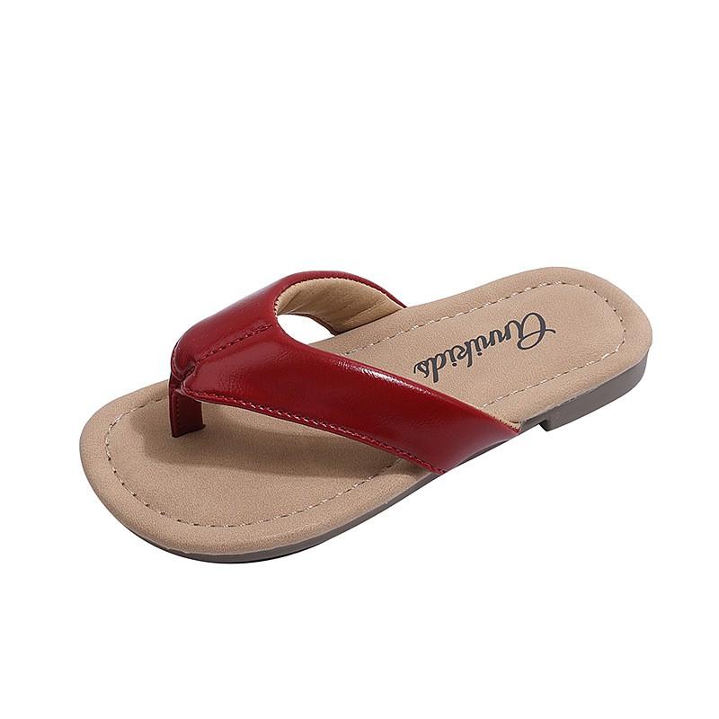 Kids Slide Sandals Girls Indoor Outdoor Slip Resistant Flip Flops With Dress Casual Beach Footwear