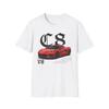 Red C8 Corvette Shirt Mid Engine V8 Graphic Tee Car Enthusiast Gift