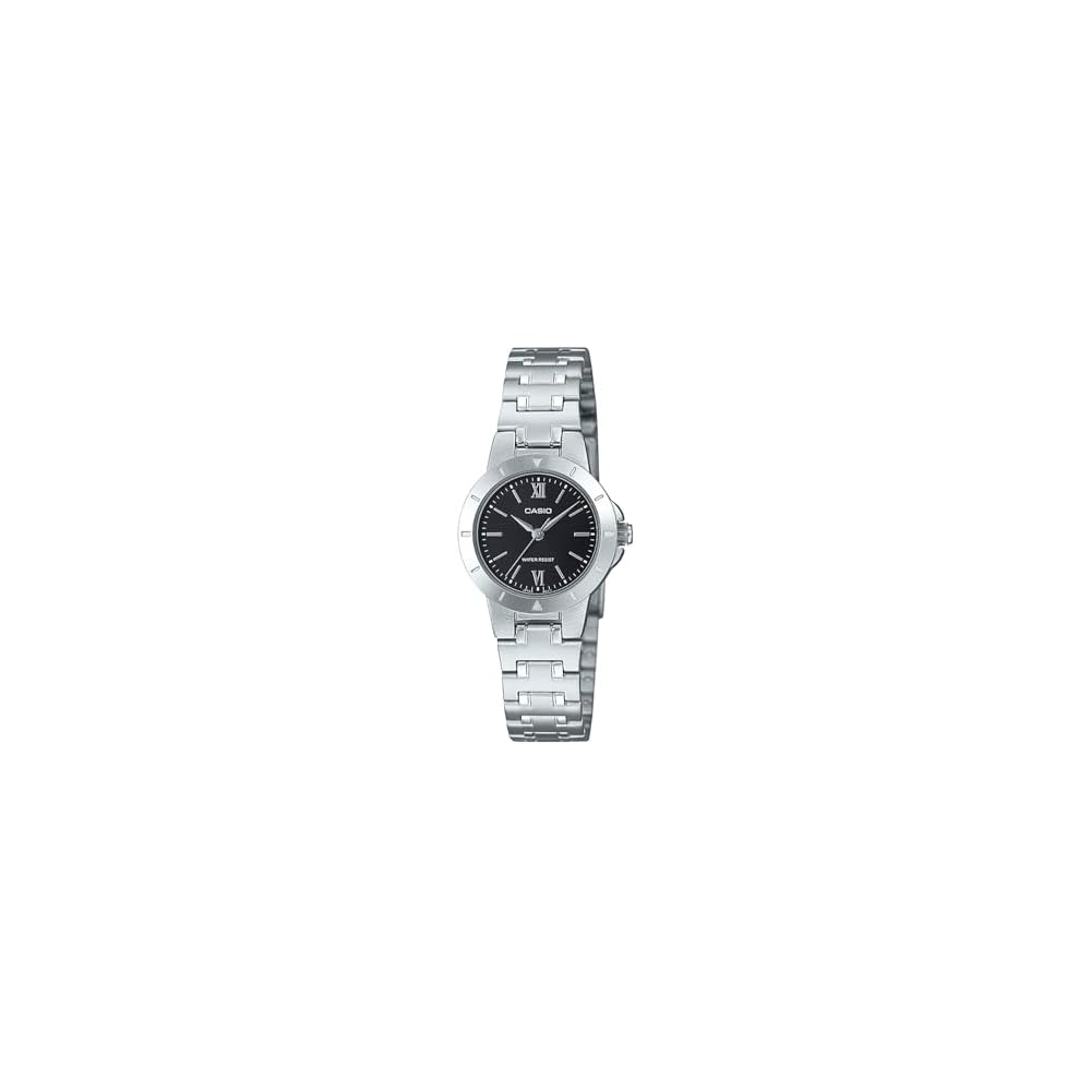 Casio Collection LTP-1177D-1AJF Women s Watch Black Stainless Steel Analog Timepiece