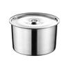 Ru Han Stainless Steel Commercial Kitchen Bowl with Lid