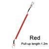 Tether Portable Fishing Lanyards Security Gear Tool Spring Elastic Rope Anti-lost Phone Keychain