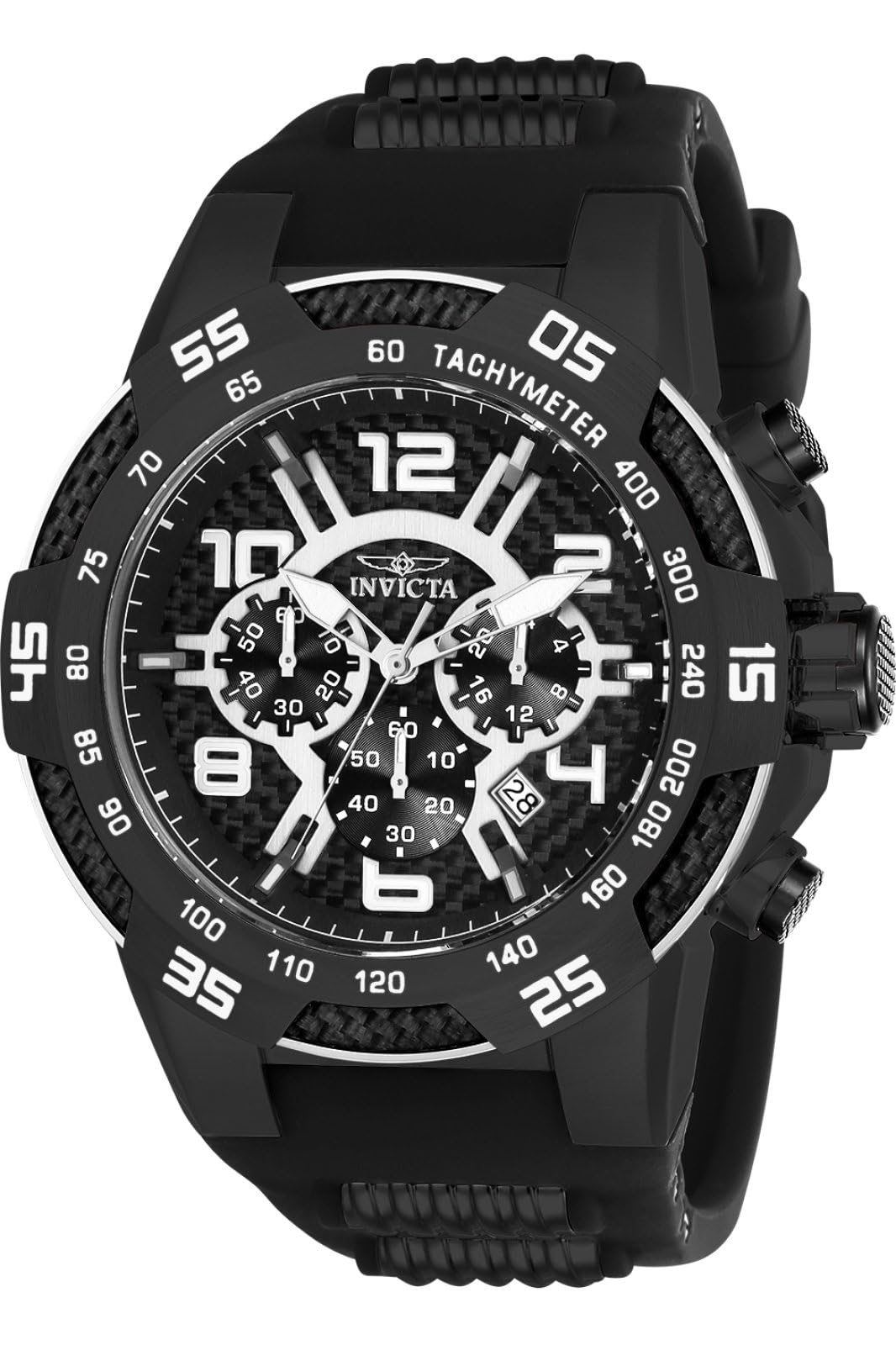 

Invicta 24236 Speedway Quartz Multifunction Black Dial Watch Men s