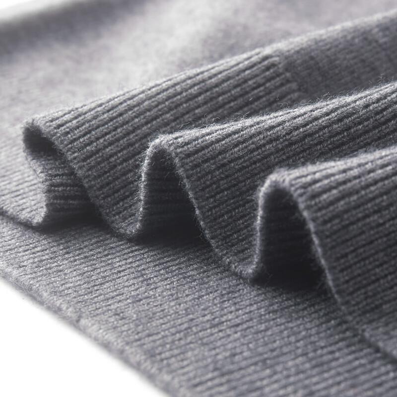 FIRS Men's Faux Two-Piece Shirt Collar Wool Blend Sweater