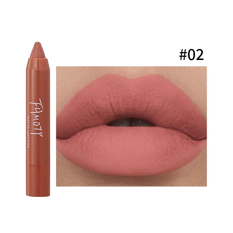 

Dual-Use Matte Lipstick & Lip Liner: Fade-Resistant, Non-Sticky, Trendy Southeast Asia