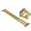 Fashion Simple D Strap for Apple Watch38/40/41mm 42/44/45/49mm Diamond Encrusted Chain Metal Strap Removable