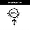 Fashionable Dark Crosses Necklace Portable Accessory for Women Embracing Gothic and Punk Styles With Comfortable Fit