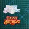 Happy Birthday Metal Cutting Dies Scrapbooking Stencil Die Cuts Card Embossing DIY Photo Album Template Mold Decoration