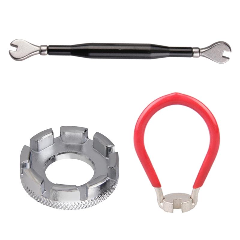 Mountain and Road Bike Rim Correct Tool for Bike Repair Bike Spoke Wrench Set