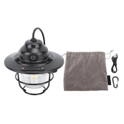 LED Camping Lantern Waterproof 1200MAH 2.0W Stepless Dimming Vintage Rechargeable Camping Lantern