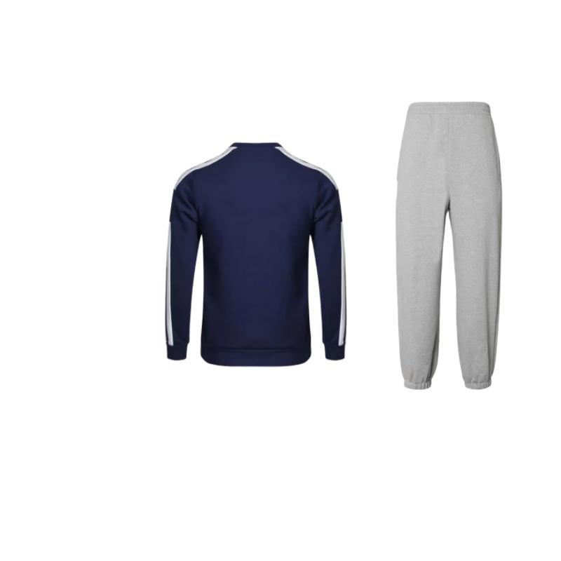 

Adidas Crew Neck Pullover Long Sleeve Cuffed Comfortable Pants Casual Sports Set Unisex Sets IV7608+GT6639 XXL