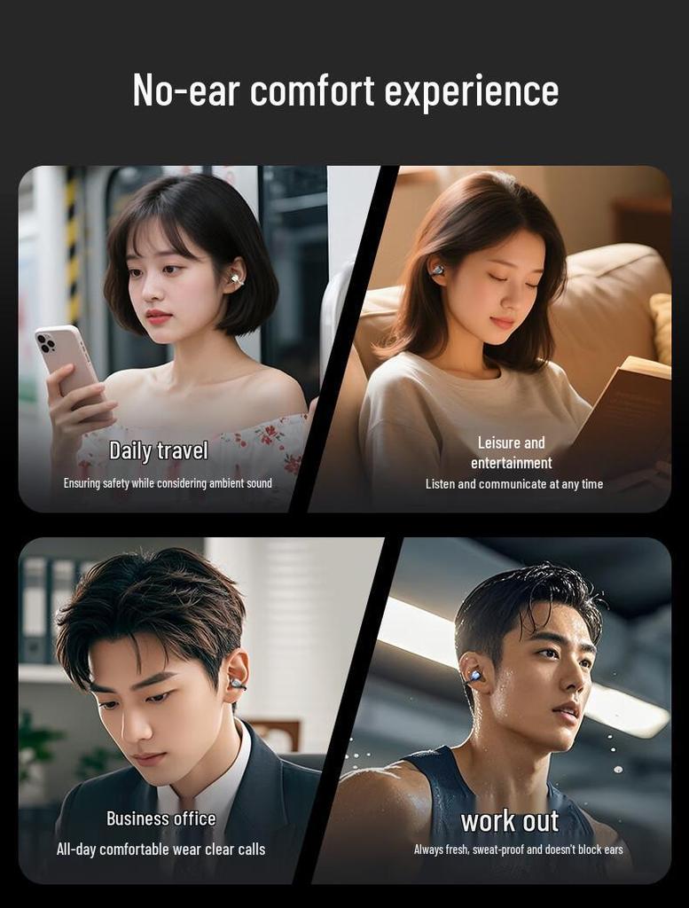 Philips TAQ3020 Bluetooth Ear-Clip Headphones