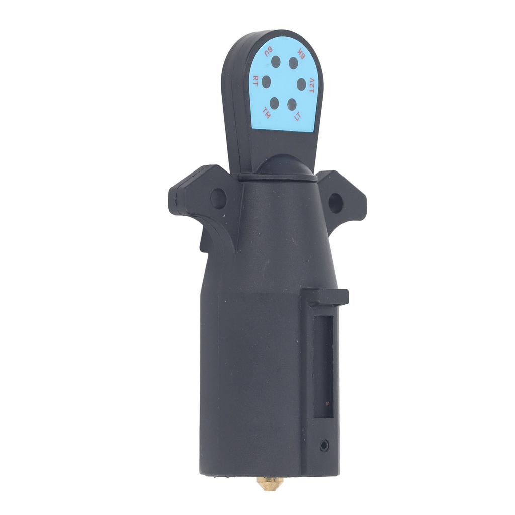 7 Way Trailer Light Adapter  Trailer Connector Plug Wiring Adapter with 4 Pin Flat LED Indicator
