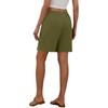 Women's Loose  Straight Drawstring Pocket Casual Shorts