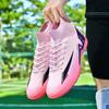 35-46 Teen /Adult Soccer Shoes Large Size  Anti Slip Wear Resistant Fashion TF/AG Nail High Top Football Sneakers Soccer Shoes for Boys
