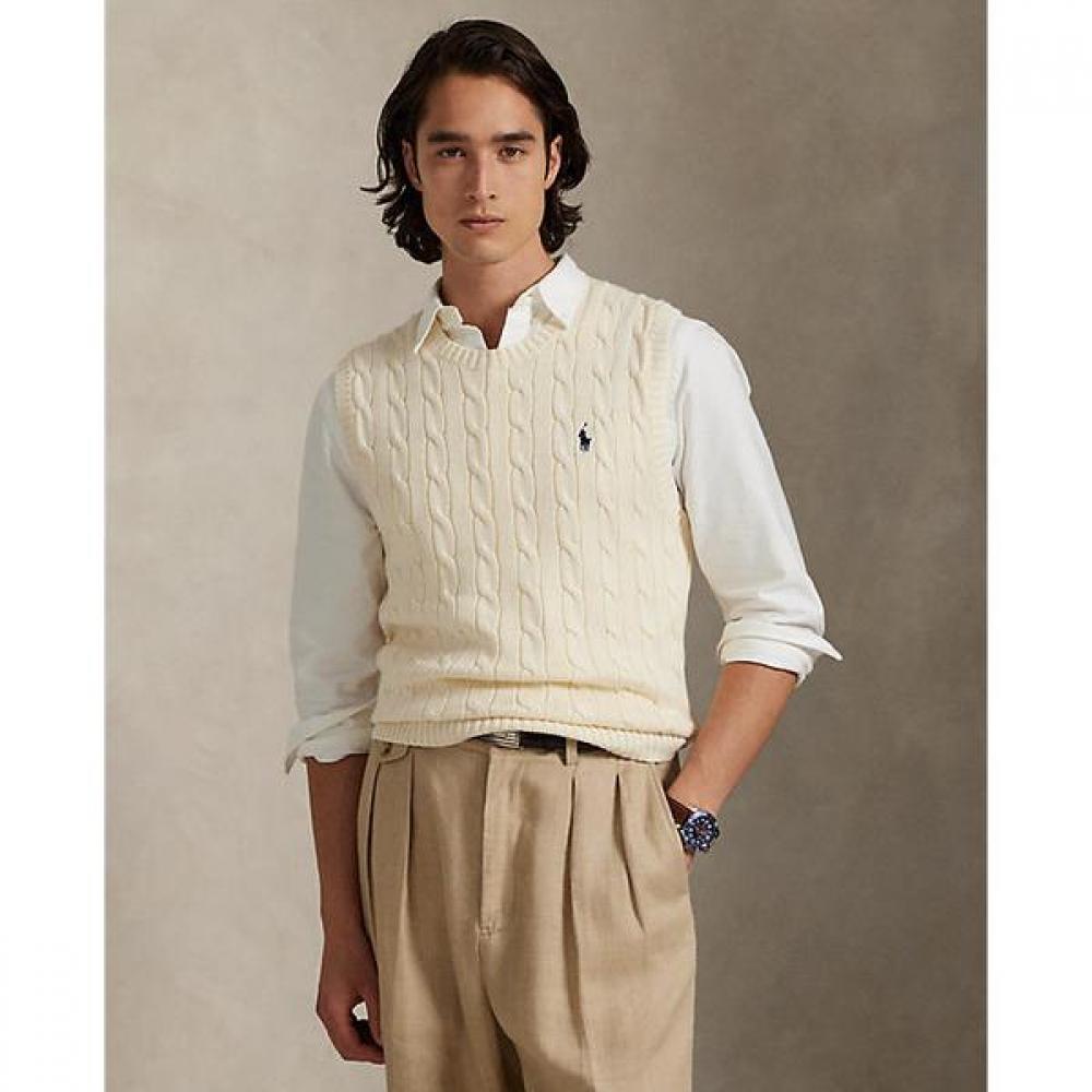 Polo Ralph Lauren Men S Cable Knit Cotton Sweater veSt mnpoSwe1cm20136101