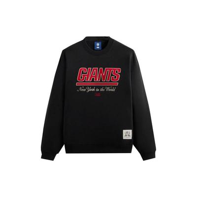 Kith For The NFL: Giants Nelson Vintage Crewneck Black Unisex Tops KHM031622-001