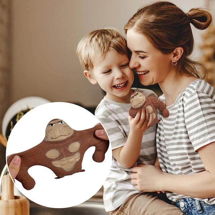 Toy Figurine Gorilla Anti Stress - Brand - Model - TPR Rubber - White - Indoor - Child