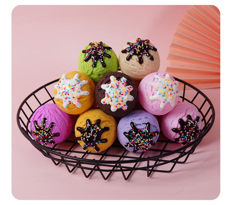 Ice Cream Toy Cone Simulation Display Props for Cold Drink Shop