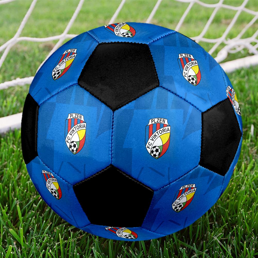 SIZE 5 FC Viktoria Plzeň Soccer Ball Colorful All Ages Machine Stitched PVC Competition Ready Durable High-Bounce