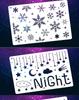 Cross-Border Romantic Starry Sky Painting Template: DIY Wall Art Tracing Board