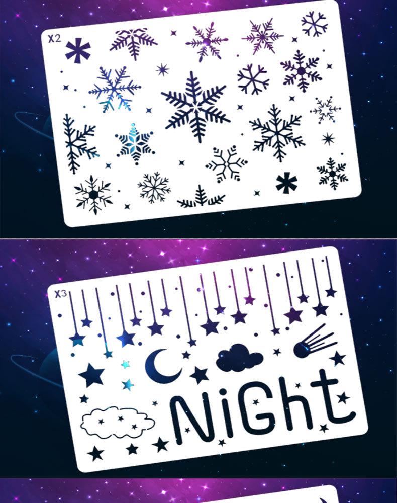 Cross-Border Romantic Starry Sky Painting Template: DIY Wall Art Tracing Board