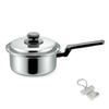 Saucepan with Water and Health Made In Includes Original Tag J-kitchens Function, 18cm, Gas/IH Compatible, Japan,