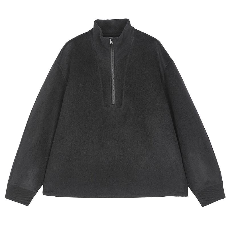 JNBY 2025 Winter Stand-Collar Wool Cashmere Coat