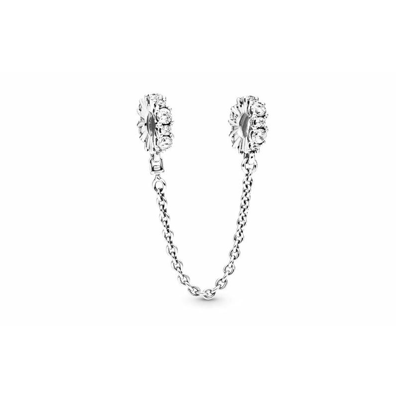 Pandora Brilliant 925 Silver Safety Chain Silver 798488C01