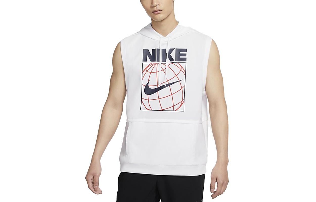 

Nike Tank Tops Men s White Crew Neck Moderate Straight Fit CZ2562-100 L