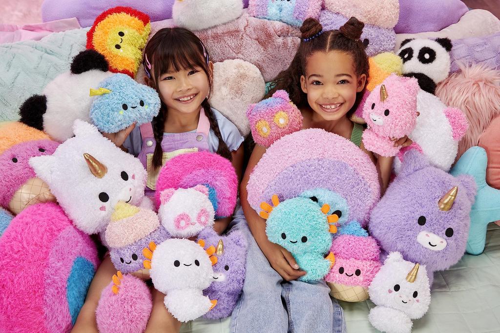 MGA Entertainment Fluffie Stuffiez Series 1 Small Plush Toy Rainbow -
