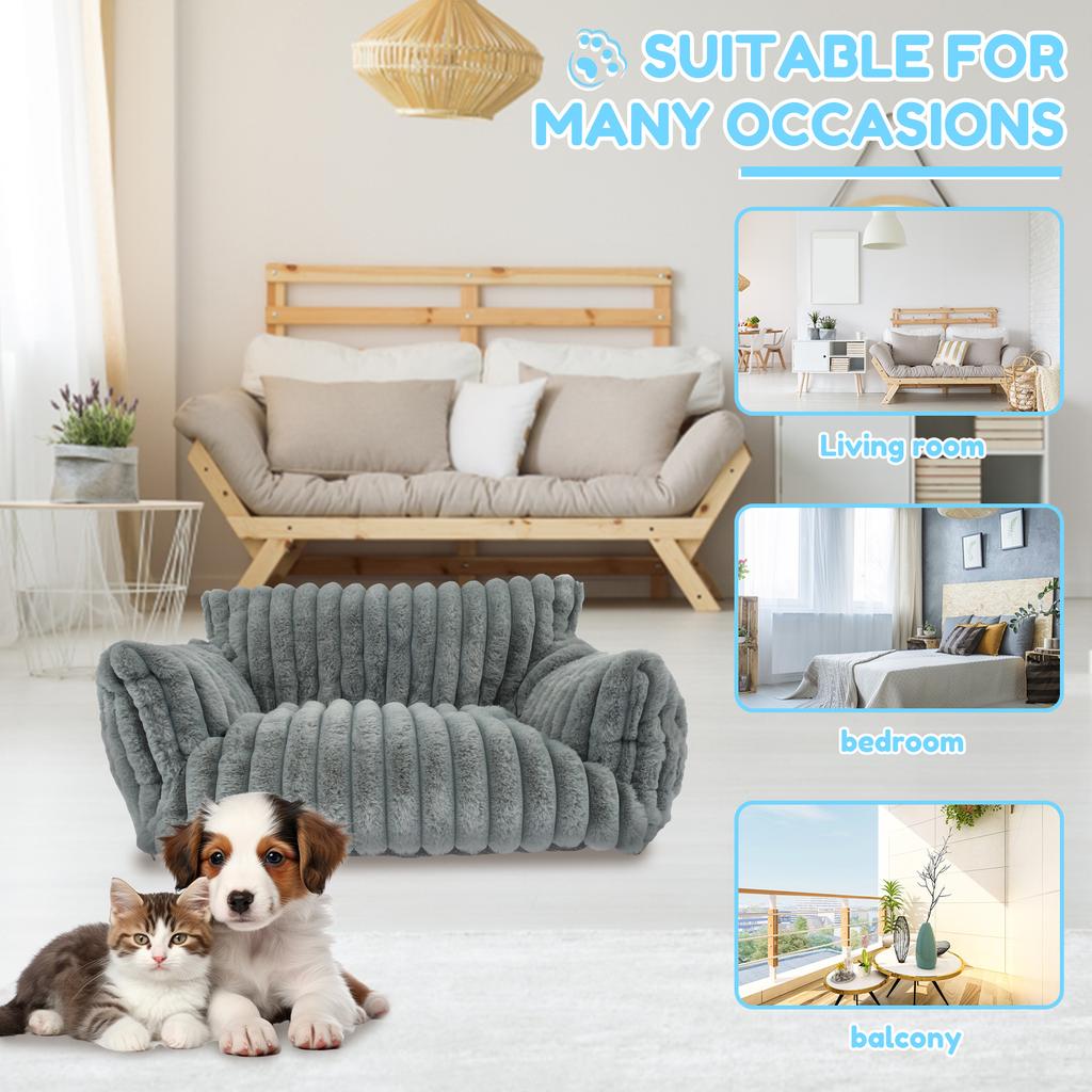 Bed Cats Sofa Winter Warm Cat Nest Pet Bed for Small Dogs and Cats and Small Animals House Comfortable Pet Sofa Cat Accessories