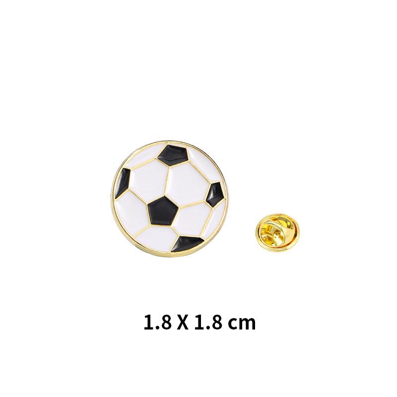 1 peça distintivo de metal para basquete, futebol, badminton, mochila de estudante, chapéu, casaco jeans, decoração faça você mesmo, alfinetes de lapela, broche de casal para meninos