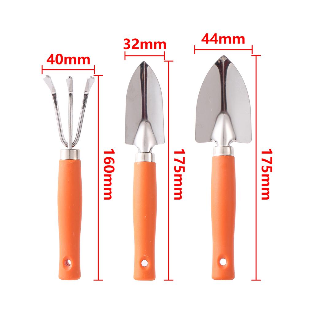 Planting Tools Small Shovel Rake With Wooden Handle Plastic Digging Seedling Tool Garden Pot Care Kit