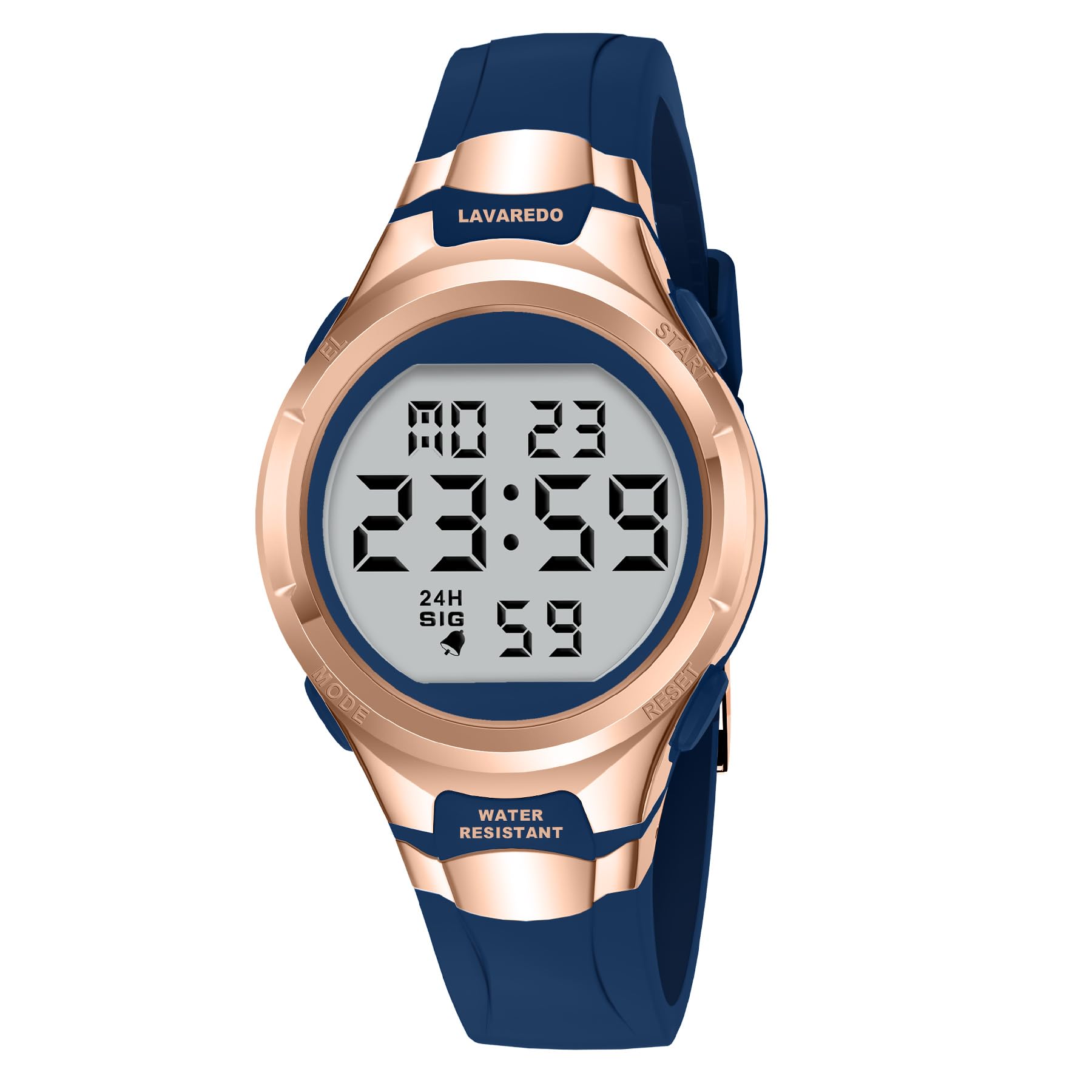 

ShunkanSai Women s Digital Wristwatch, Sports Watch with Multi-Function, Date, Day of the Week, Alarm, LED Display, Waterproof, Simple Design for