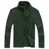 Herren Freizeitjacken Oberbekleidung Sweatshirt Thermomäntel Unifarbene Jacken und Mäntel Stehkragen
