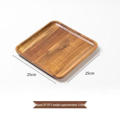 ZISIZ Japanischer Stil Holztee Tablett