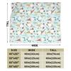 Holiday Festive Blanket Picnic Flannel Throw Blanket For Home Decor Super Warm Quality Bedspread Birthday Present
