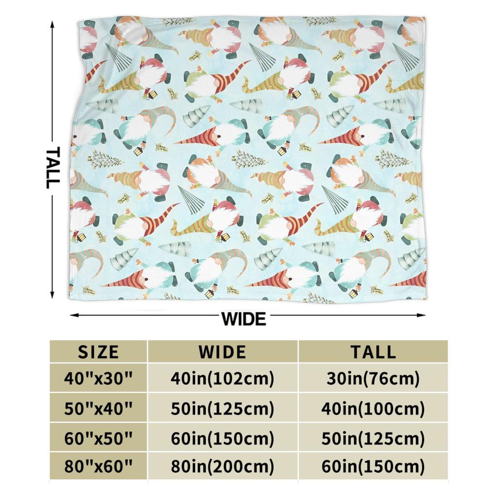 Holiday Festive Blanket Picnic Flannel Throw Blanket For Home Decor Super Warm Quality Bedspread Birthday Present