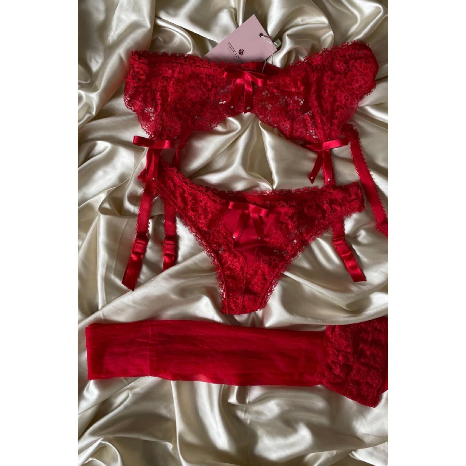 

Intive Triple Team-garter, Thong, Socks S чорний