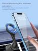 Magnetic Car Phone Holder-Adjustable Ball Joint, 360° Rotation, Strong Neodymium Magnet & Built-in Magnetic Ring, Universal Fit