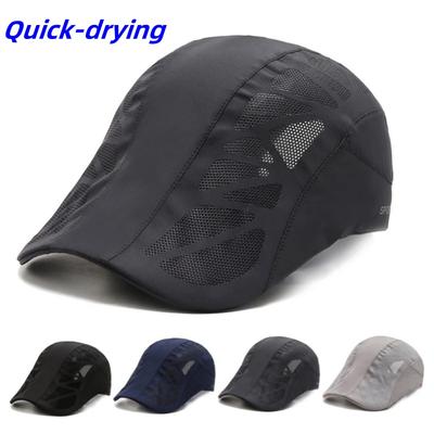 Sports Letter Printed Quick-Drying Golf Baseball Cap Summer Breathable Mesh Running Sunhat Men Sunshade Caps Beret Hat Visors