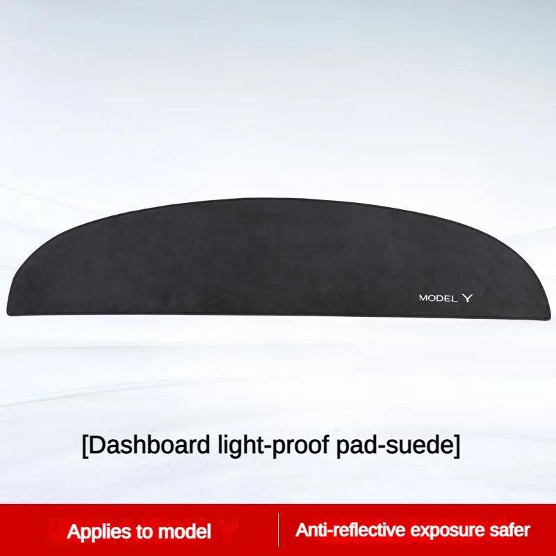 

Защитная крышка приборной панели от ультрафиолета для Tesla Model 3 YS Highland 2024 2025 2025 Аксессуары для центральной консоли Защитный коврик для приборной панели Солнцезащитный козырек