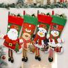 Cartoon Large Christmas Stockings Cute Christmas Tree Ornaments Candy Gift Bags  Xmas Tree Pendants